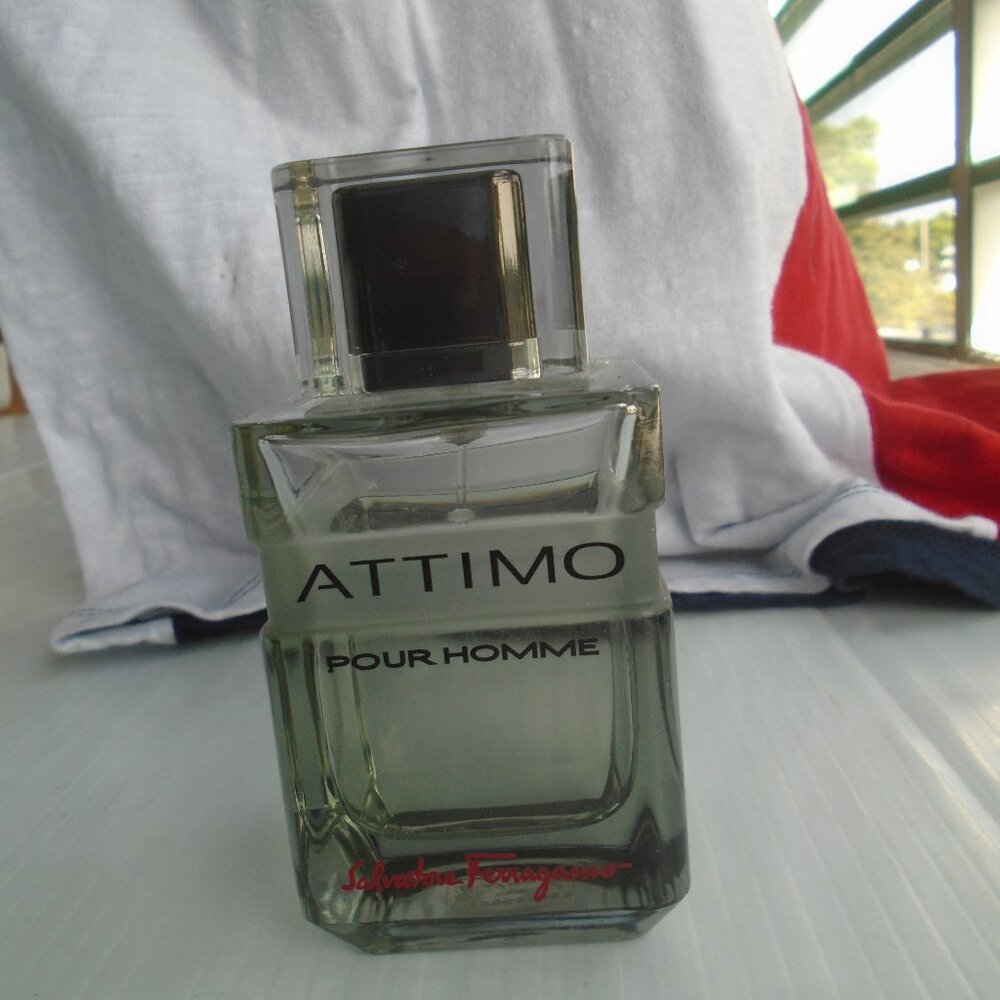 Attimo Pour Homme by Salvatore Ferragamo Eau De Toilette 3.4 oz (3/4 Full)